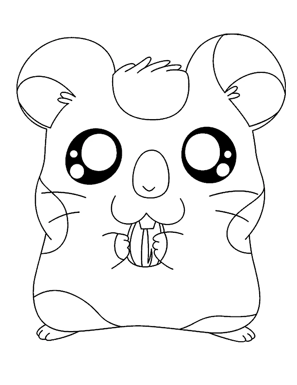 Dibujo gratuito Hamtaro #40013 de la coleccion Anime y Manga para imprimir