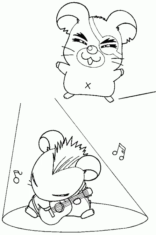 Dibujo gratuito Hamtaro #40134 de la coleccion Anime y Manga para imprimir Dibujo gratuito Hamtaro #40134 de la coleccion Anime y Manga para imprimir