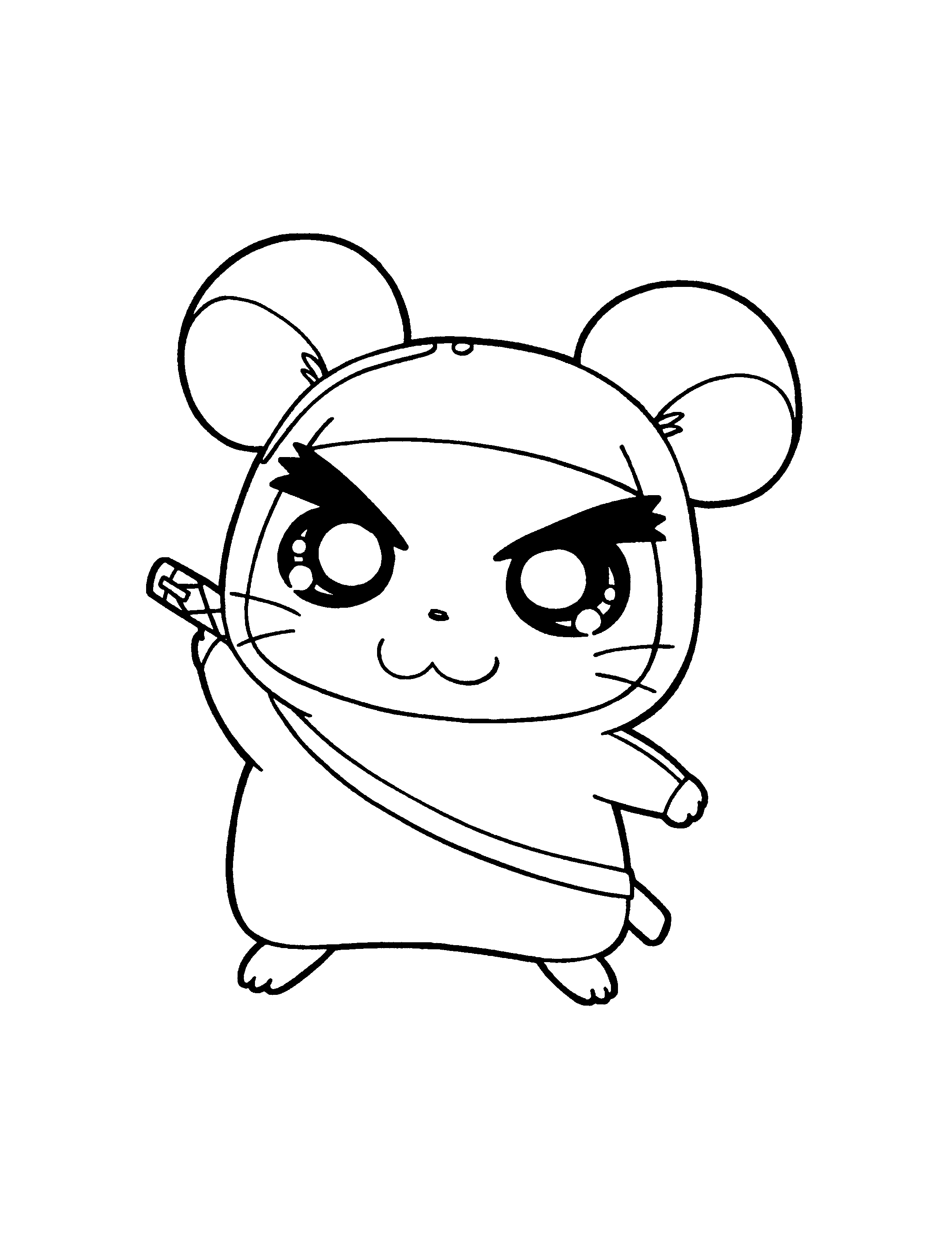 Dibujo gratuito Hamtaro #40150 de la coleccion Anime y Manga para imprimir
