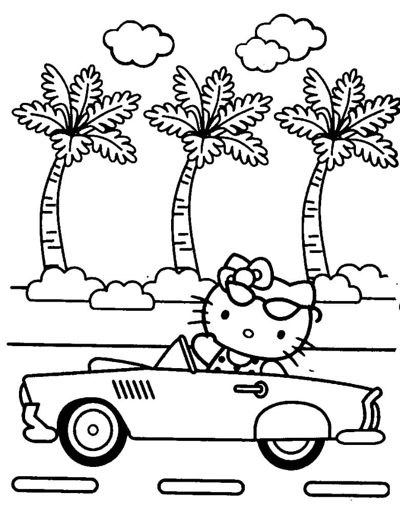 Dibujo gratuito Hello Kitty #175662 de la coleccion Anime y Manga para imprimir