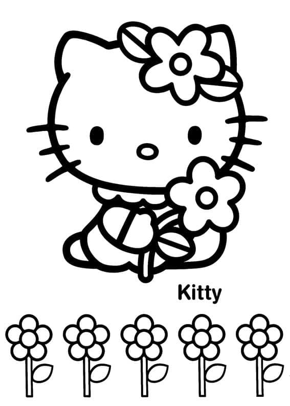 Dibujo gratuito Hello Kitty #175663 de la coleccion Anime y Manga para imprimir