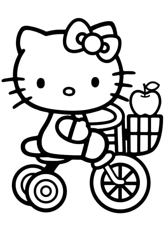 Dibujo gratuito Hello Kitty #175695 de la coleccion Anime y Manga para imprimir