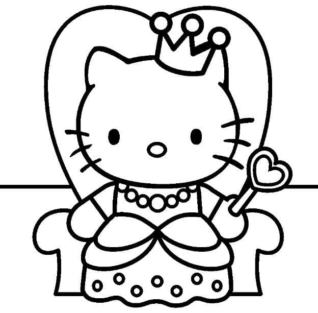 Dibujo gratuito Hello Kitty #175700 de la coleccion Anime y Manga para imprimir
