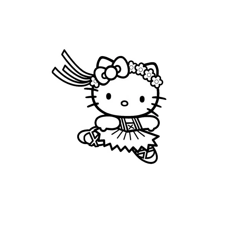 Dibujo gratuito Hello Kitty #36938 de la coleccion Anime y Manga para imprimir