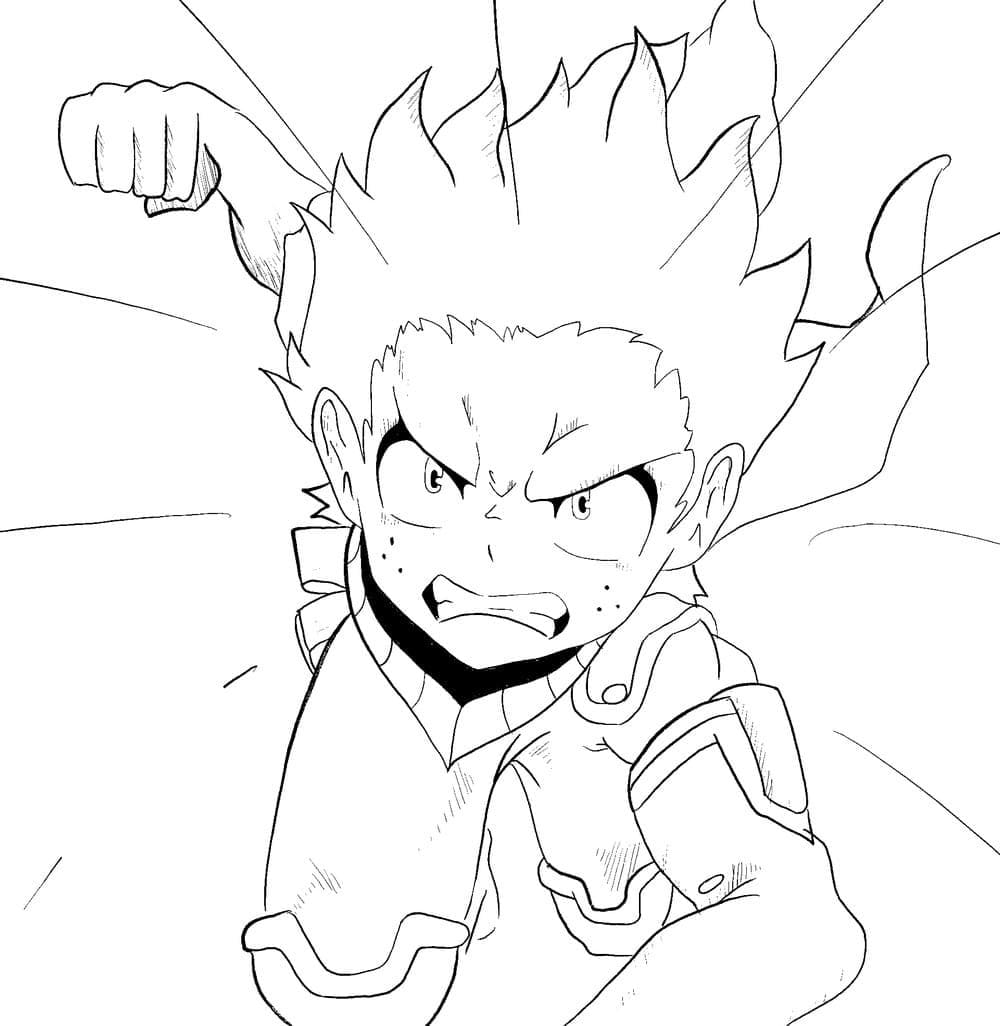 Dibujo gratuito Izuku Midoriya #219705 de la coleccion Anime y Manga para imprimir