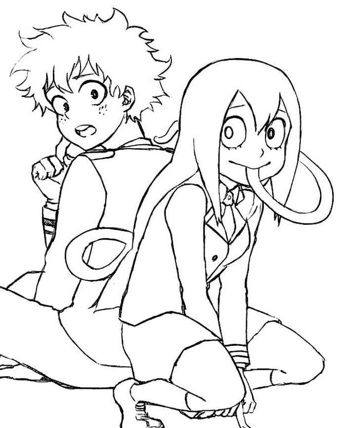 Dibujo gratuito Izuku Midoriya #219713 de la coleccion Anime y Manga para imprimir