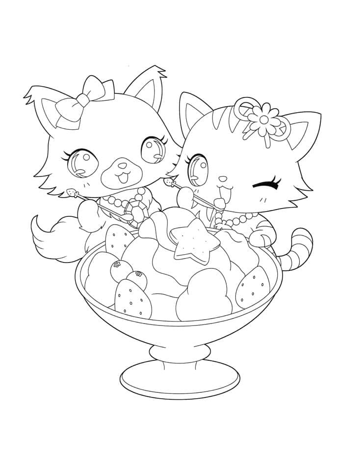 Dibujo gratuito Jewelpet #195887 de la coleccion Anime y Manga para imprimir