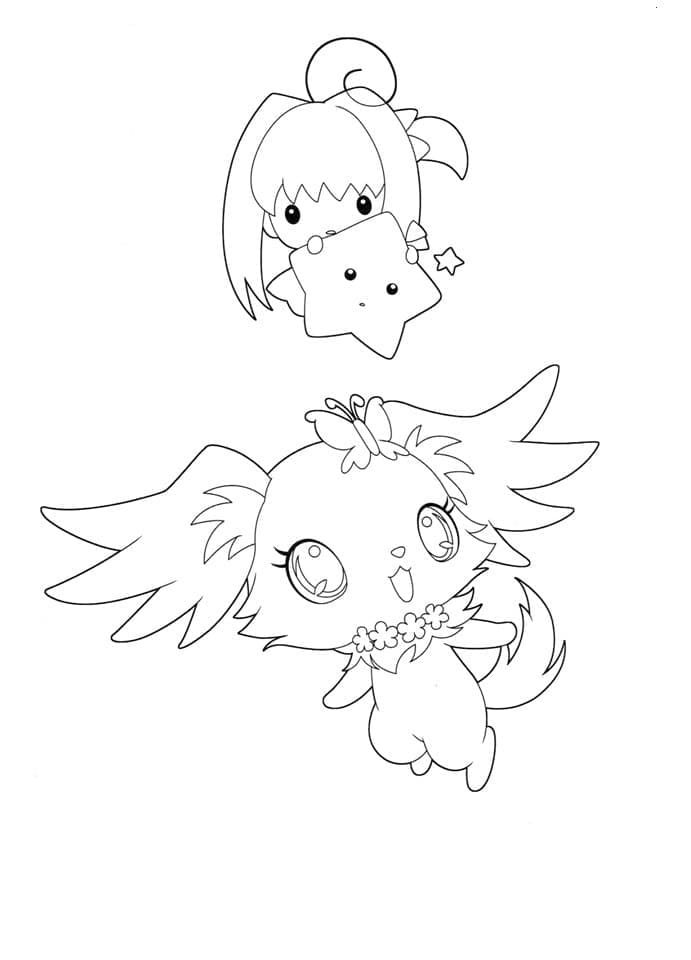 Dibujo gratuito Jewelpet #195894 de la coleccion Anime y Manga para imprimir