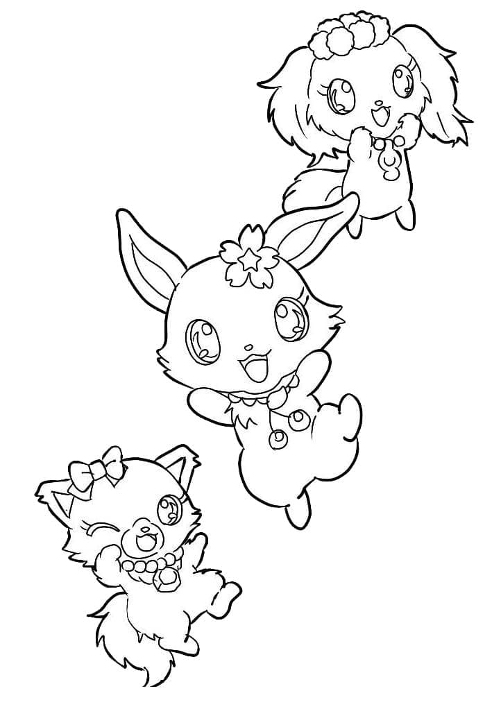 Dibujo gratuito Jewelpet #195896 de la coleccion Anime y Manga para imprimir