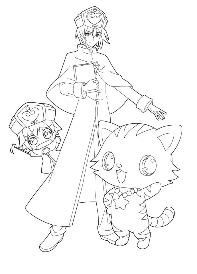 Dibujo gratuito Jewelpet #195900 de la coleccion Anime y Manga para imprimir