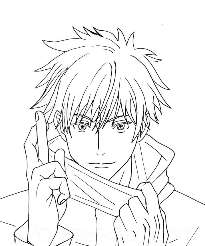 Dibujo gratuito Jujutsu Kaisen #183223 de la coleccion Anime y Manga para imprimir