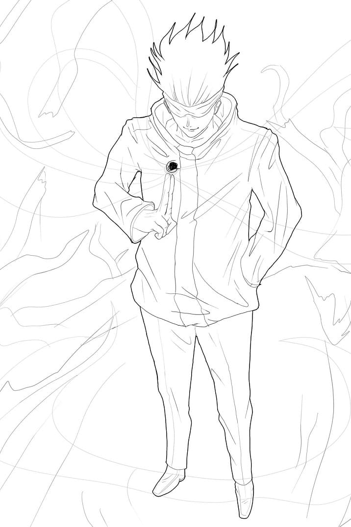 Dibujo gratuito Jujutsu Kaisen #183238 de la coleccion Anime y Manga para imprimir