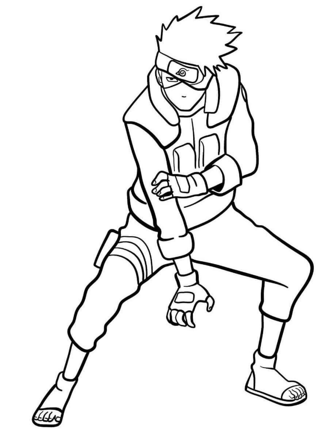 Dibujo gratuito Kakashi #172240 de la coleccion Anime y Manga para imprimir