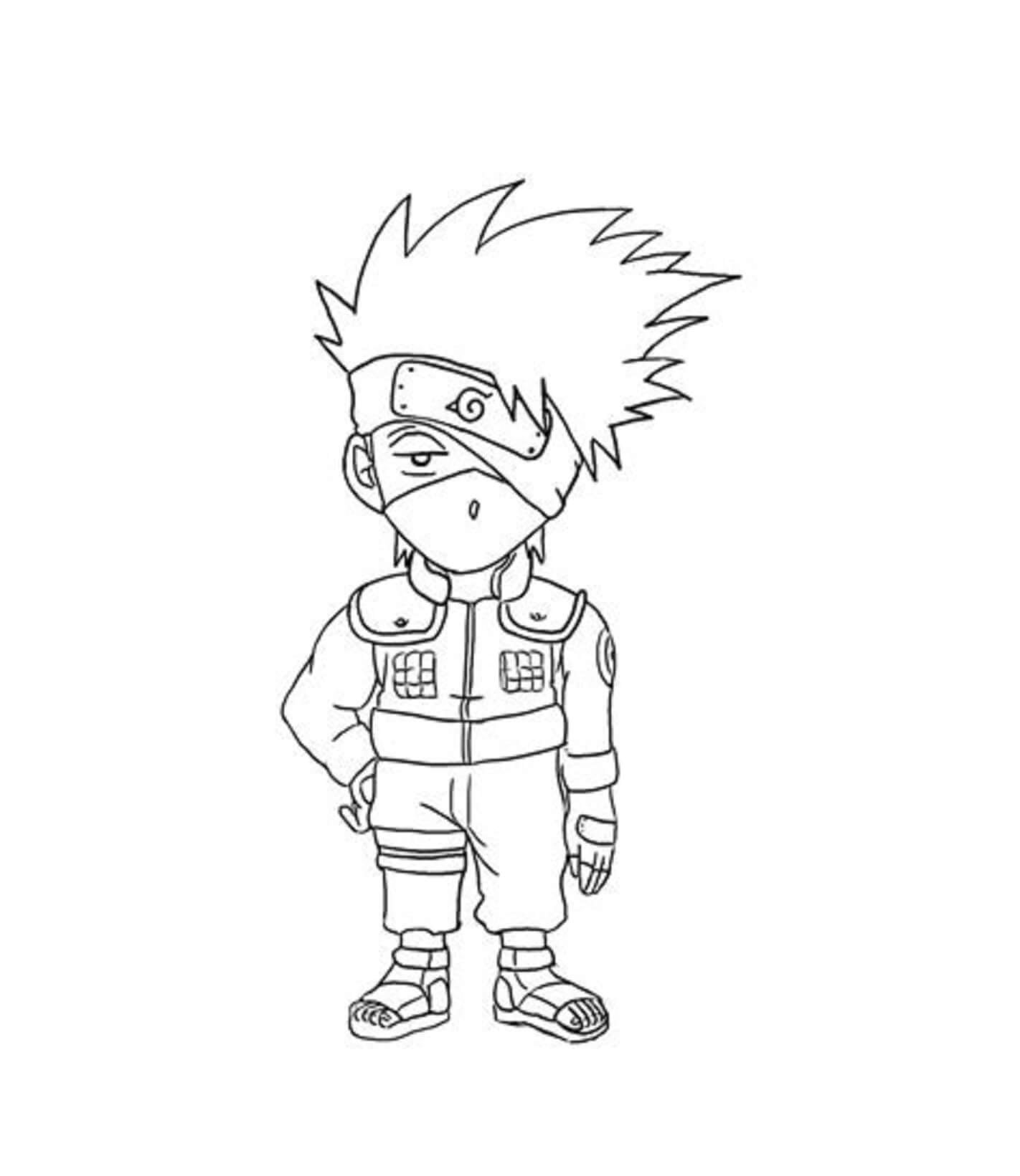 Dibujo gratuito Kakashi #172245 de la coleccion Anime y Manga para imprimir Dibujo gratuito Kakashi #172245 de la coleccion Anime y Manga para imprimir