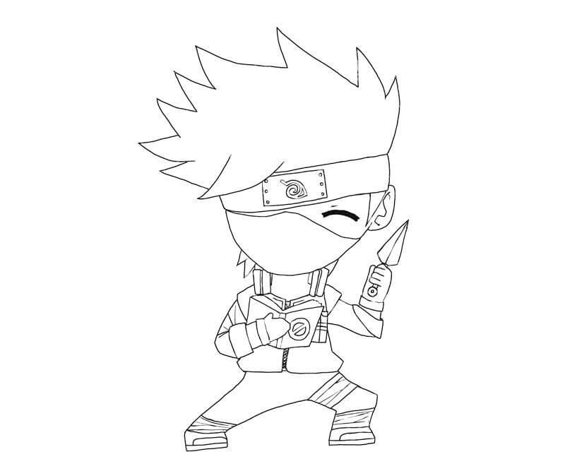 Dibujo gratuito Kakashi #172246 de la coleccion Anime y Manga para imprimir
