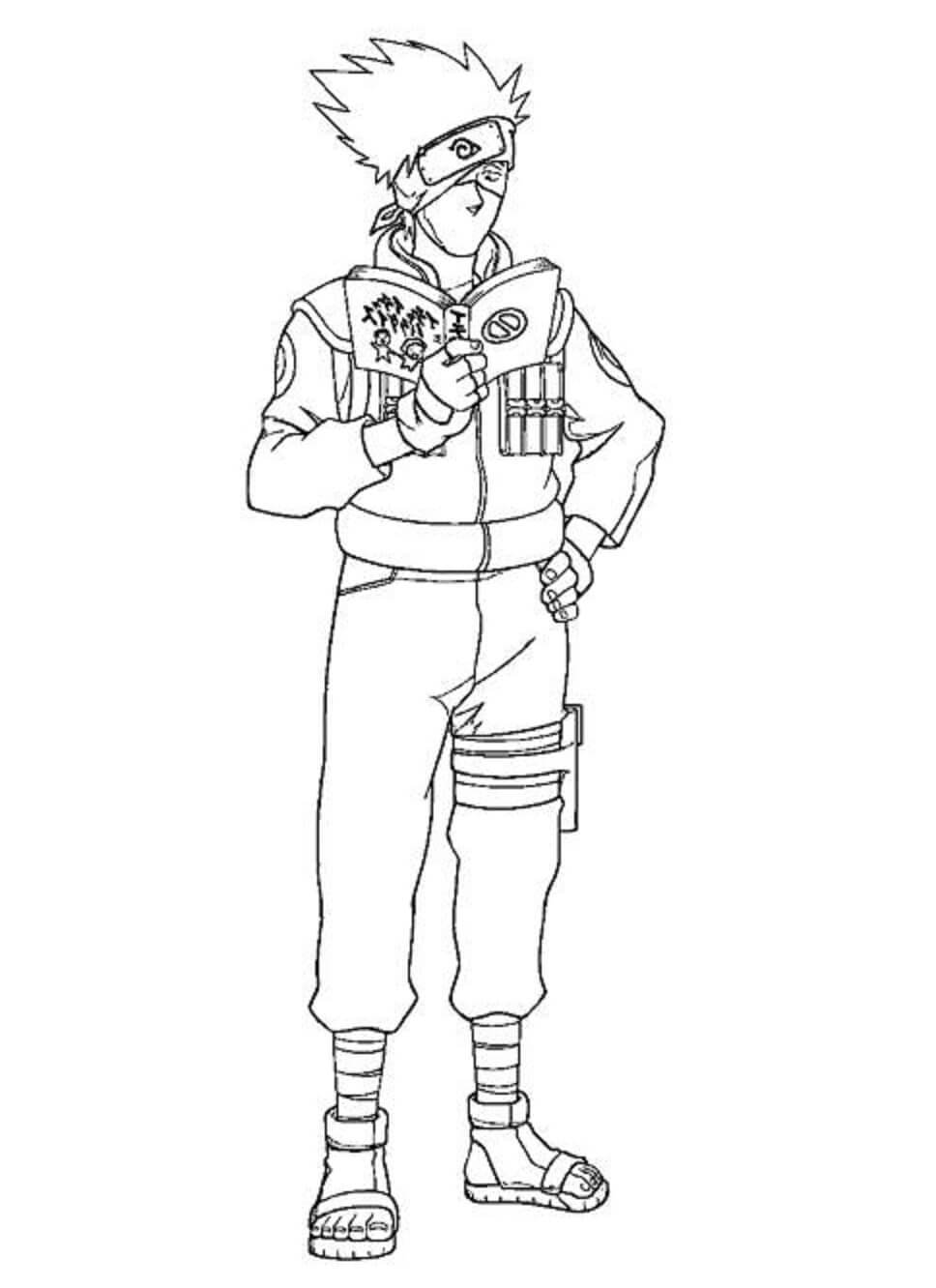 Dibujo gratuito Kakashi #172251 de la coleccion Anime y Manga para imprimir