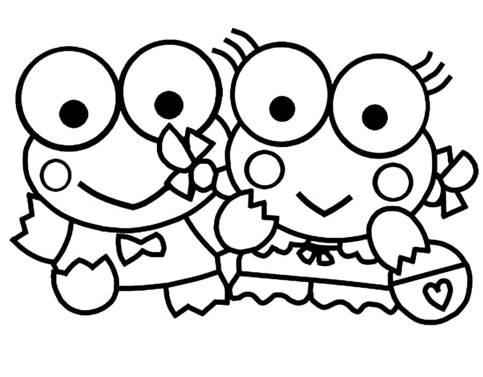 Dibujo gratuito Keroppi #213337 de la coleccion Anime y Manga para imprimir