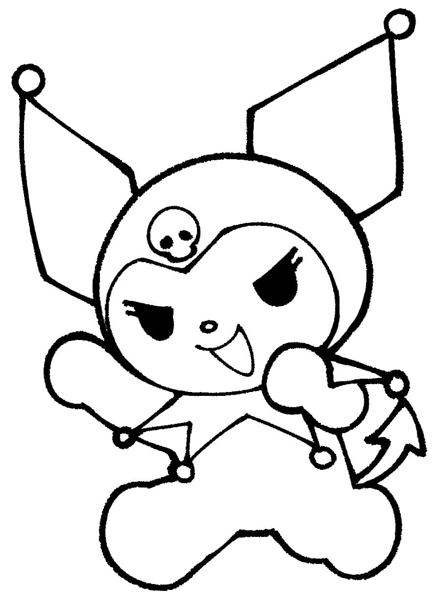 Dibujo gratuito Kuromi #219563 de la coleccion Anime y Manga para imprimir