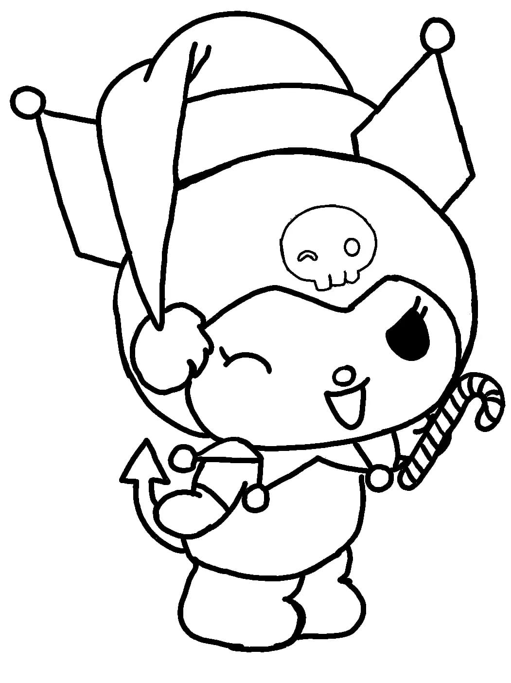 Dibujo gratuito Kuromi #219568 de la coleccion Anime y Manga para imprimir