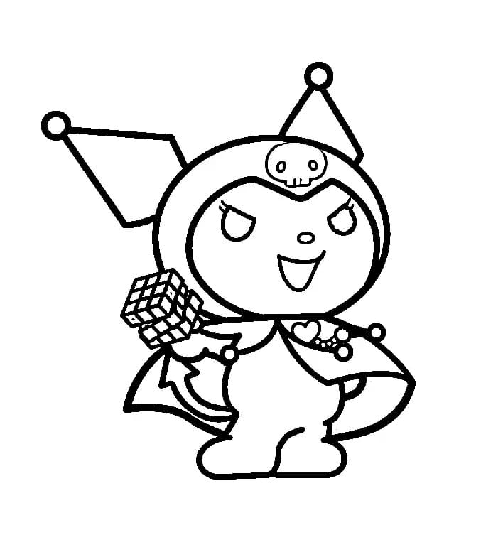 Dibujo gratuito Kuromi #219575 de la coleccion Anime y Manga para imprimir