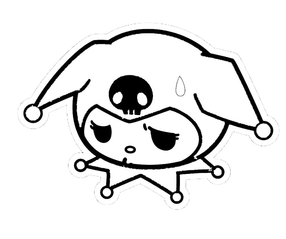 Dibujo gratuito Kuromi #219585 de la coleccion Anime y Manga para imprimir
