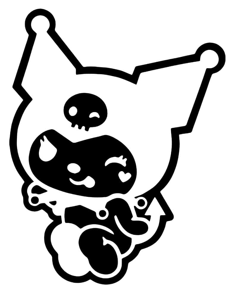 Dibujo gratuito Kuromi #219594 de la coleccion Anime y Manga para imprimir