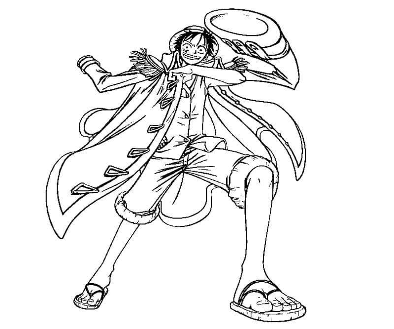 Dibujo gratuito Luffy #188692 de la coleccion Anime y Manga para imprimir