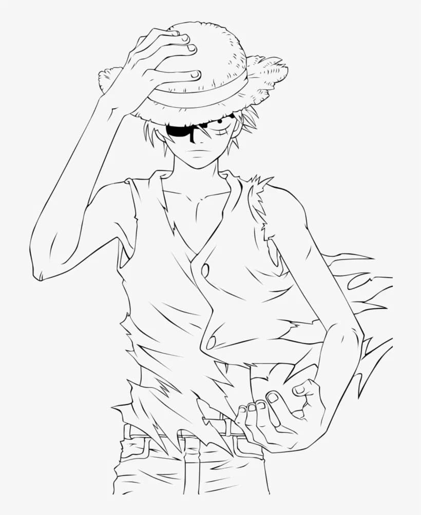 Dibujo para colorear: Luffy (Anime y Manga) #188695 - Dibujos para Colorear e Imprimir Gratis