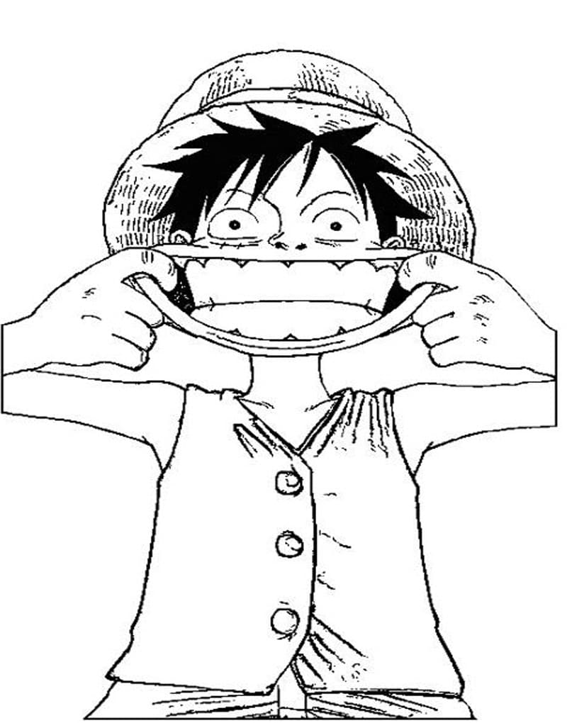 Dibujo para colorear: Luffy (Anime y Manga) #188697 - Dibujos para Colorear e Imprimir Gratis