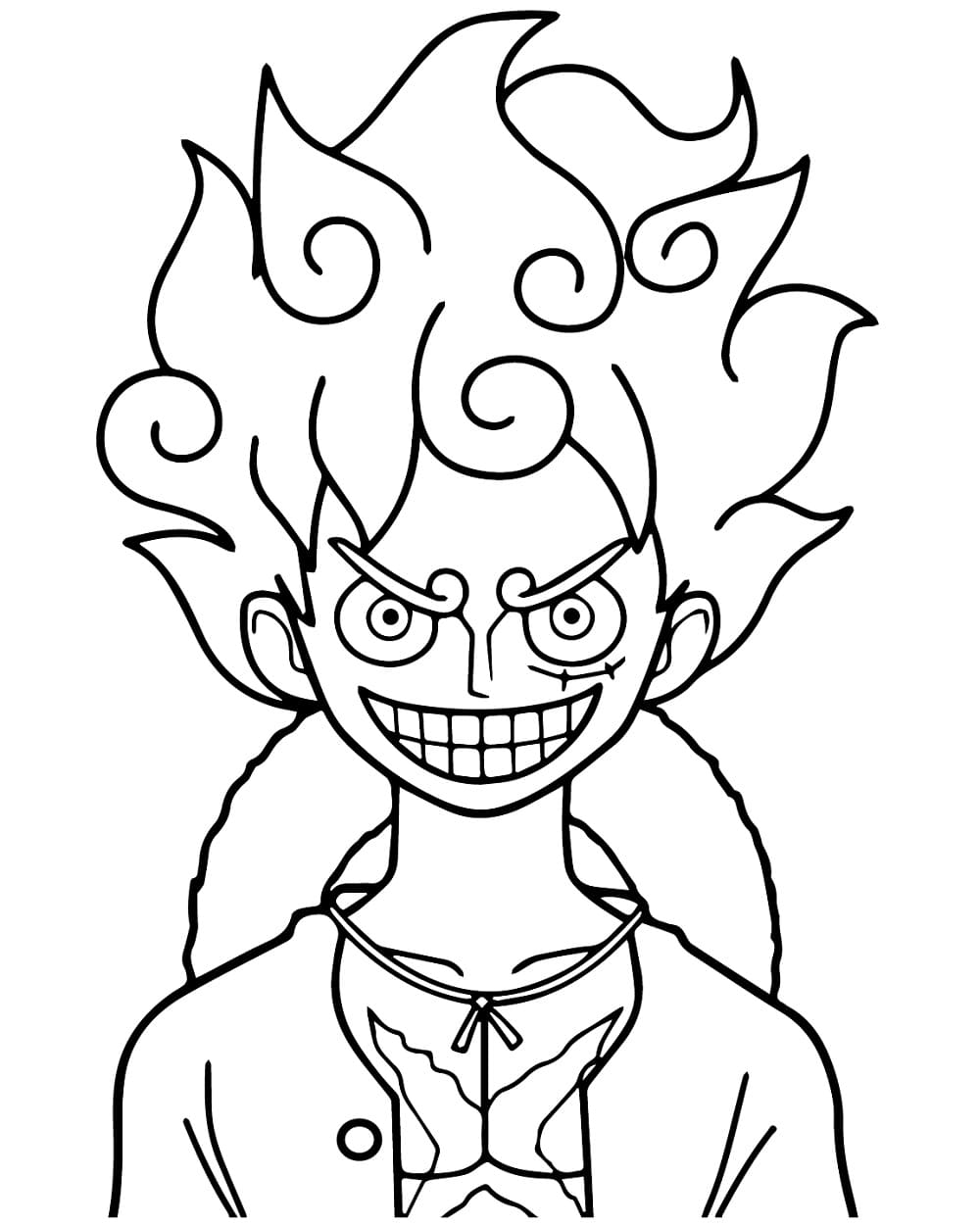 Dibujo para colorear: Luffy (Anime y Manga) #214984 - Dibujos para Colorear e Imprimir Gratis