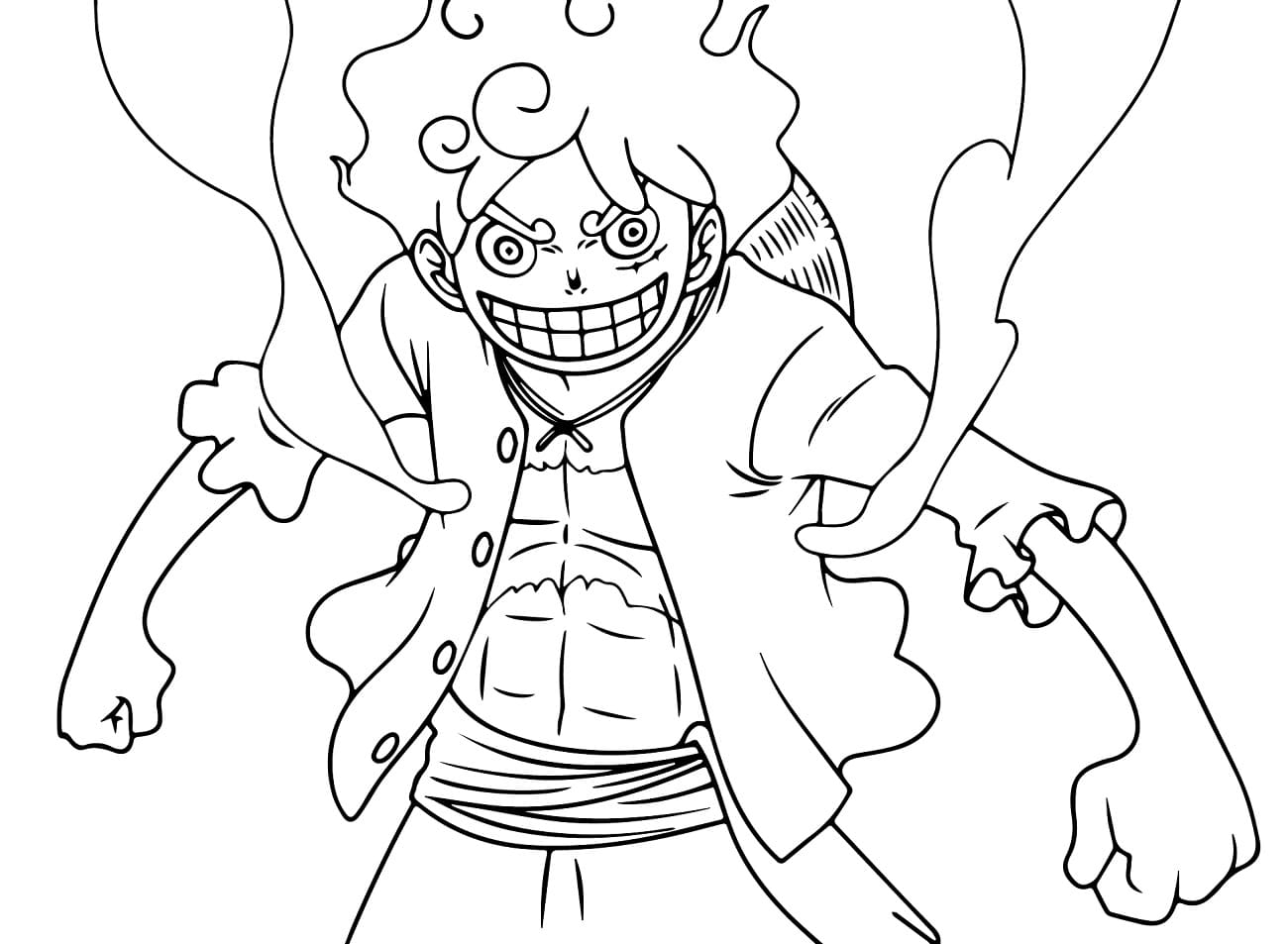 Dibujo gratuito Luffy #214988 de la coleccion Anime y Manga para imprimir