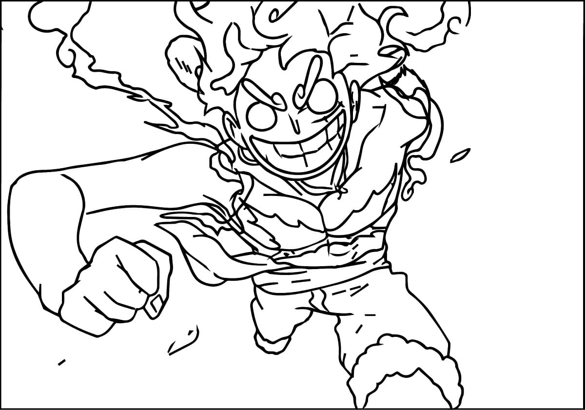 Dibujo gratuito Luffy #214989 de la coleccion Anime y Manga para imprimir