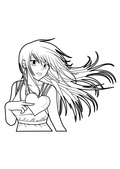 Dibujo gratuito Mangas #42600 de la coleccion Anime y Manga para imprimir