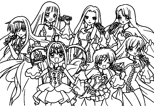 Dibujo gratuito Mermaid Melody: Pichi Pichi Pitch #53672 de la coleccion Anime y Manga para imprimir
