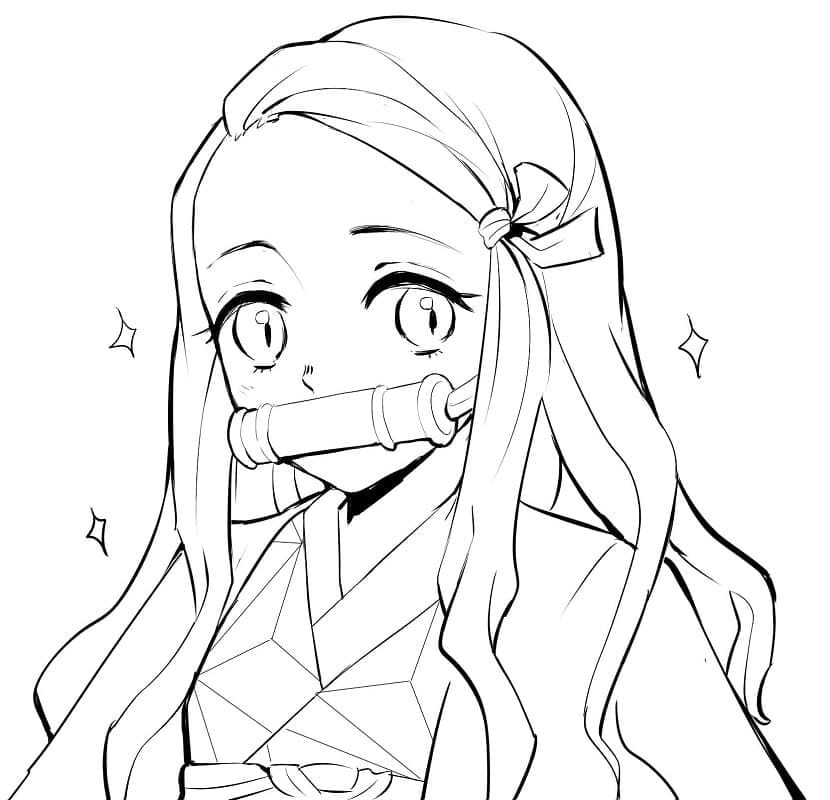 Dibujo gratuito Nezuko #182838 de la coleccion Anime y Manga para imprimir Dibujo gratuito Nezuko #182838 de la coleccion Anime y Manga para imprimir