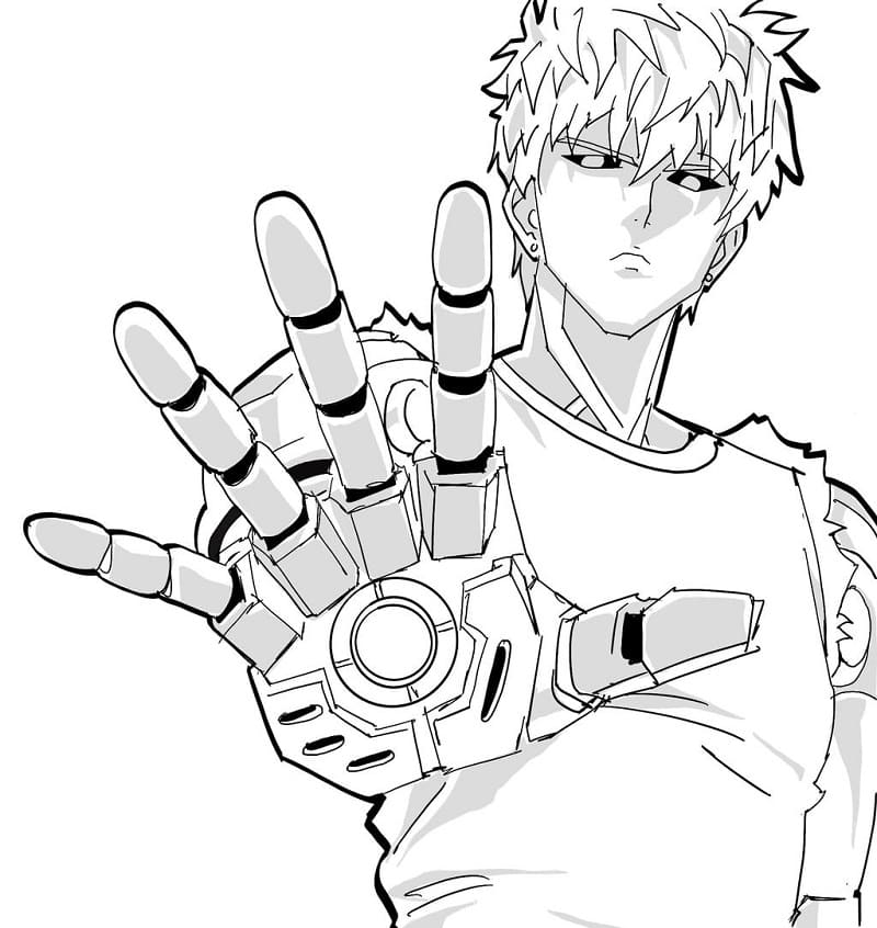 Dibujo gratuito One Punch Man #183056 de la coleccion Anime y Manga para imprimir