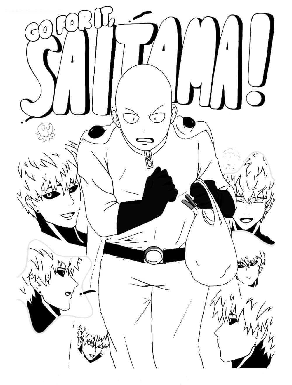 Dibujo gratuito One Punch Man #183074 de la coleccion Anime y Manga para imprimir