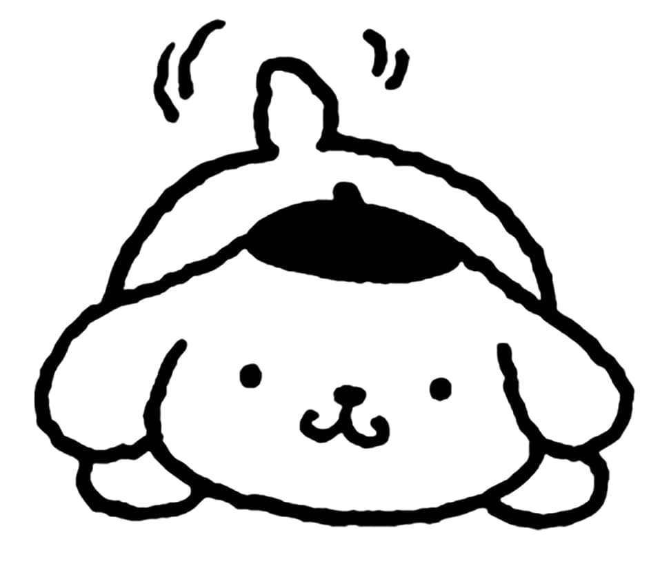 Dibujo gratuito Pompompurin #211466 de la coleccion Anime y Manga para imprimir