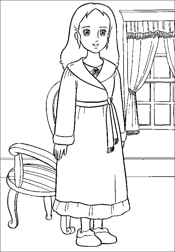 Dibujo para colorear: Princesa Sarah (Anime y Manga) #202111 - Dibujos para Colorear e Imprimir Gratis