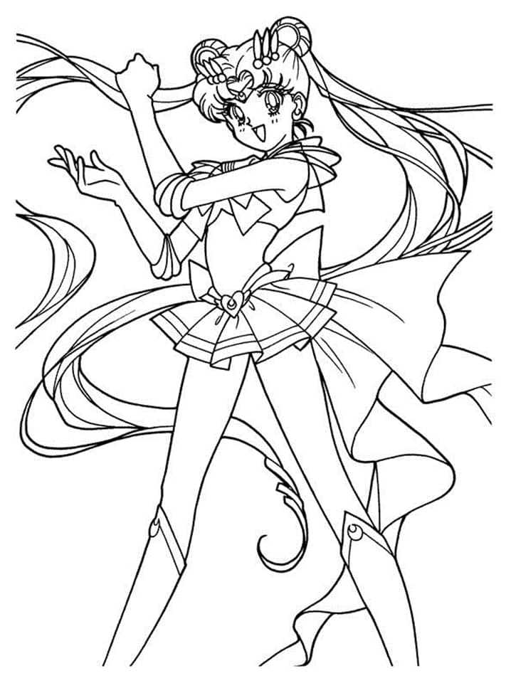 Dibujo gratuito Sailor Moon #183016 de la coleccion Anime y Manga para imprimir