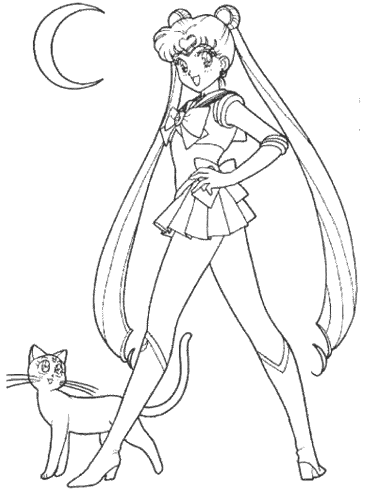 Dibujo gratuito Sailor Moon #50263 de la coleccion Anime y Manga para imprimir Dibujo gratuito Sailor Moon #50263 de la coleccion Anime y Manga para imprimir