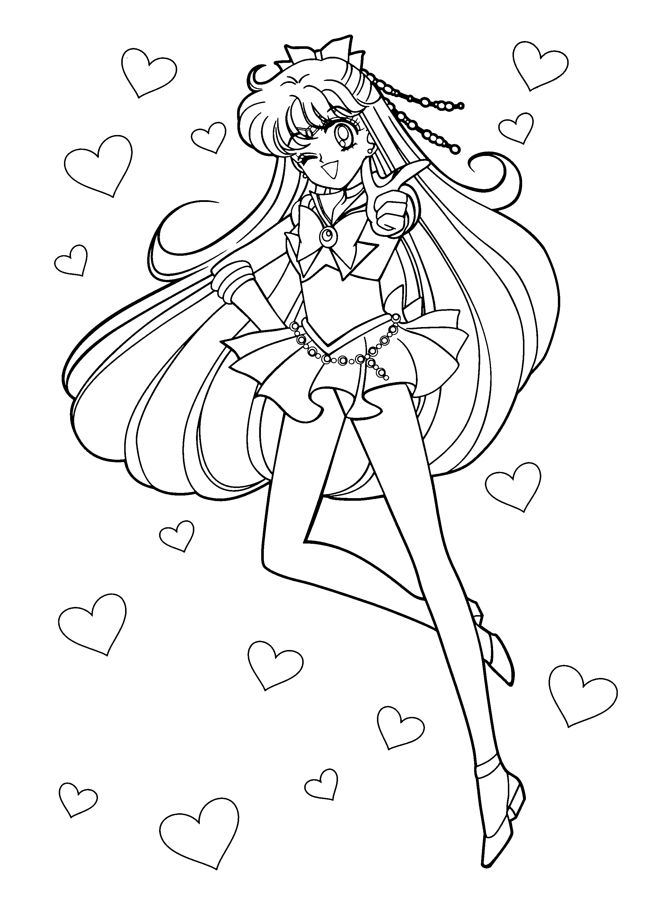 Dibujo gratuito Sailor Moon #50264 de la coleccion Anime y Manga para imprimir