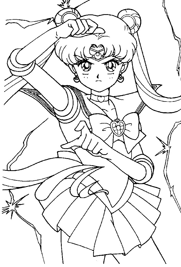 Dibujo gratuito Sailor Moon #50270 de la coleccion Anime y Manga para imprimir