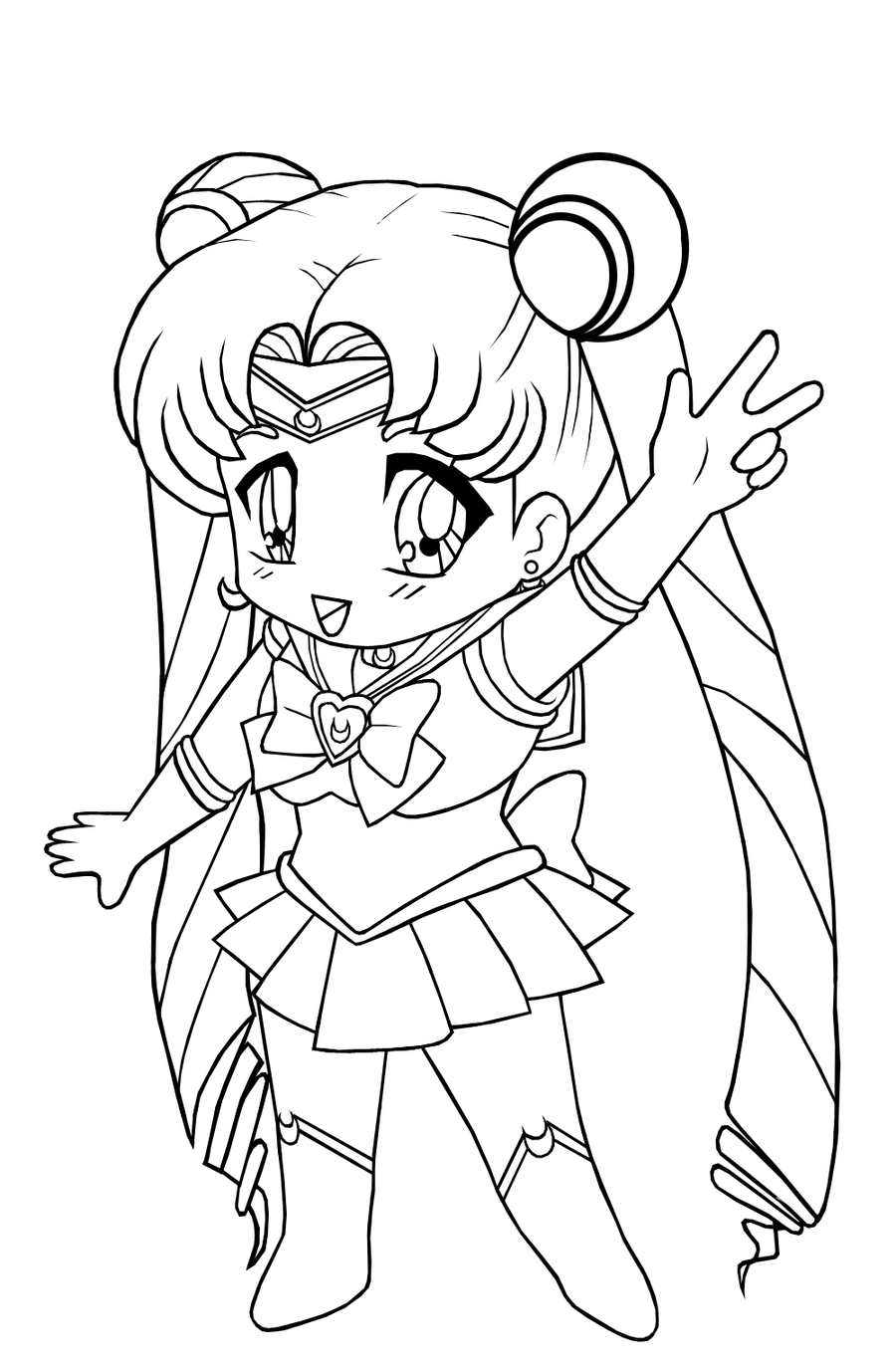 Dibujo gratuito Sailor Moon #50309 de la coleccion Anime y Manga para imprimir