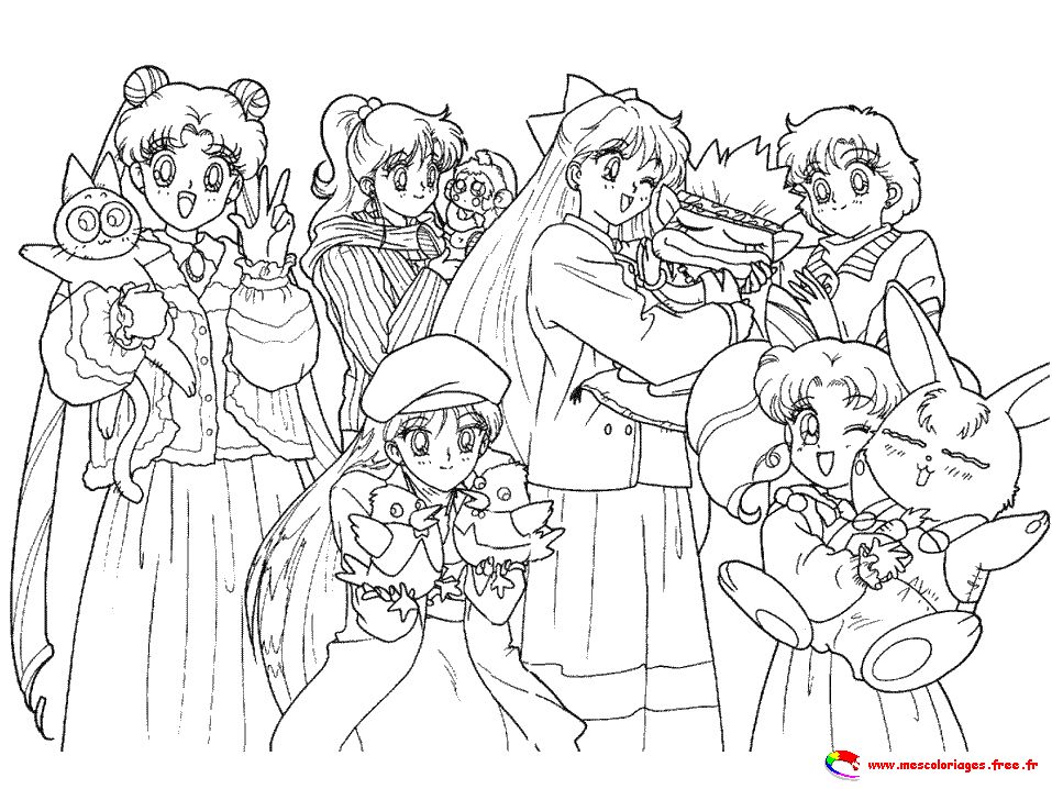 Dibujo gratuito Sailor Moon #50321 de la coleccion Anime y Manga para imprimir