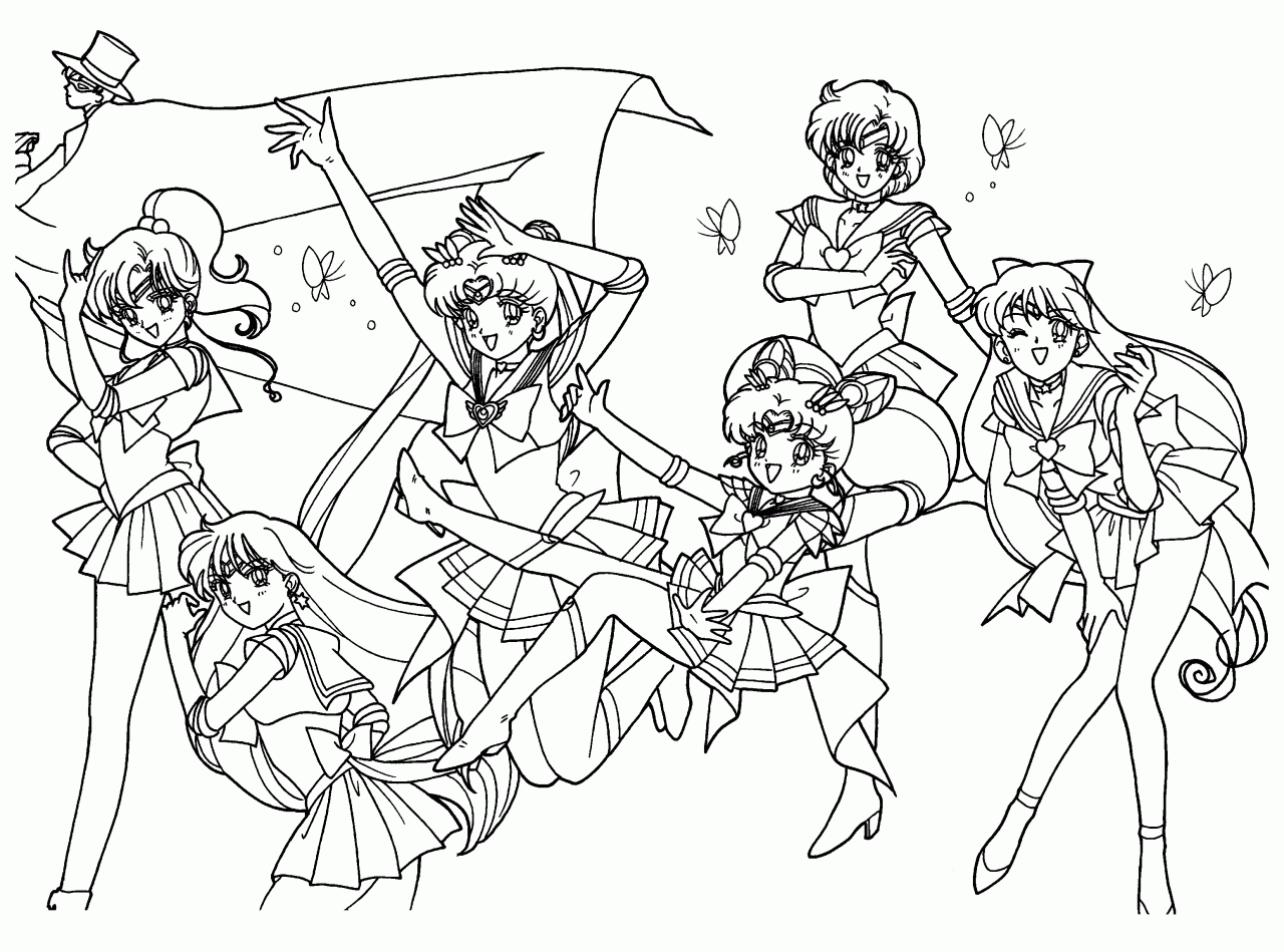 Dibujo gratuito Sailor Moon #50347 de la coleccion Anime y Manga para imprimir