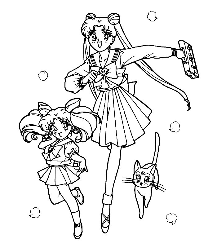 Dibujo gratuito Sailor Moon #50381 de la coleccion Anime y Manga para imprimir