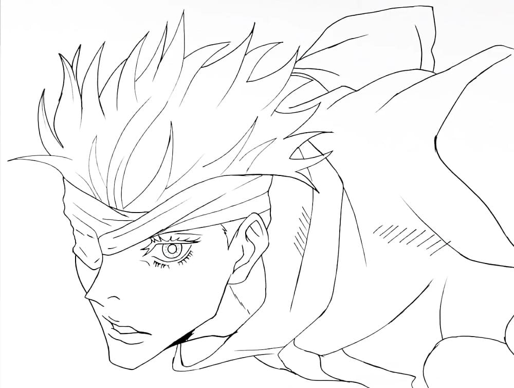 Dibujo gratuito Satoru Gojo #220373 de la coleccion Anime y Manga para imprimir