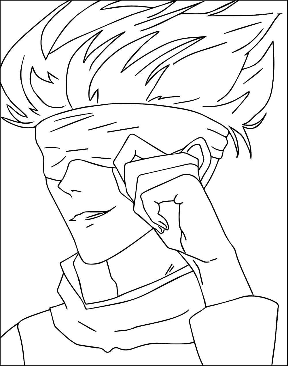 Dibujo gratuito Satoru Gojo #220379 de la coleccion Anime y Manga para imprimir Dibujo gratuito Satoru Gojo #220379 de la coleccion Anime y Manga para imprimir