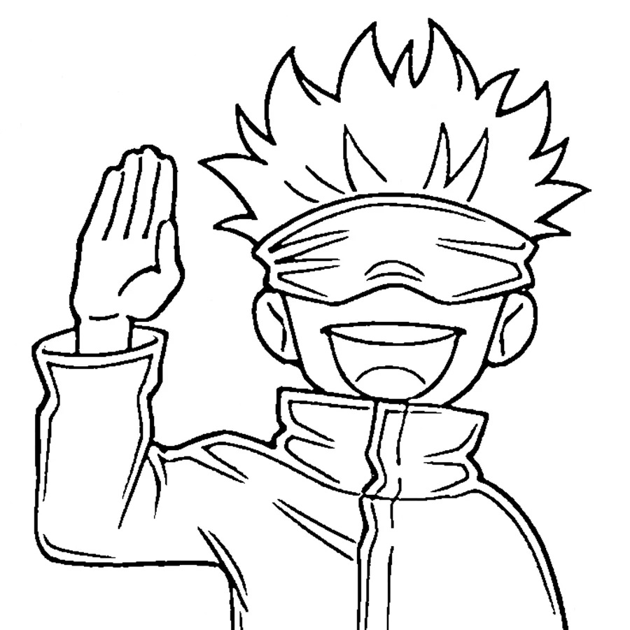 Dibujo gratuito Satoru Gojo #220384 de la coleccion Anime y Manga para imprimir